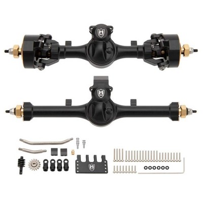 MEUS Racing SCX24 Metal V2 Isokinetic Front Rear Axles +5MM Isokinetic 3-Section