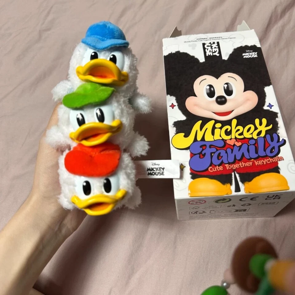 POP MART Disney Микки и друзья винил лицо скрытый - Хьюи Дьюи и Луи новый - Изображение 2 из 4