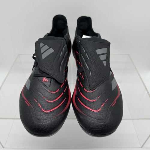 NUEVO Botines Adidas Predator League FT FG/MG ID1322 Negro Rojo Fútbol Hombres Talla 11.5 - Imagen 6 de 9