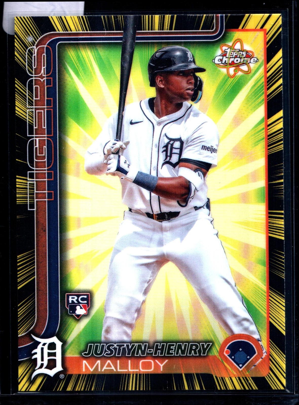 2025 Topps Chrome #RR-13 Justyn-Henry Malloy Radiating Rookies