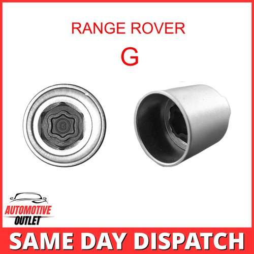 MASTER LOCKING WHEEL SECURITY BOLT KEY LETTER G FOR LAND / RANGE ROVER DISCOVERY