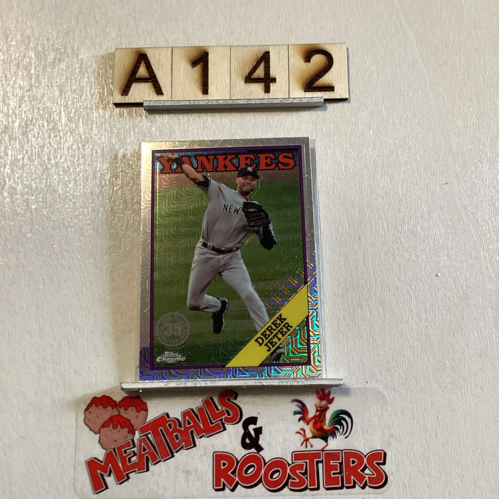 2023 Topps Update '88 Topps Silver Pack Chrome #T88CU-38 Derek Jeter