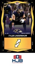 2025 UNO Elite Alt Jerseys Edition - Yellow Tyler Linderbaum #108 Ravens