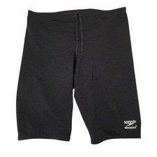 Speedo Endurance Swim Jammer Shorts sz 30 Mens Black 805014 Beach Water Polo