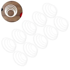 12 Pcs Drum Mufflers Dampening Rings Sound Isolation Cymbal Mute Circle