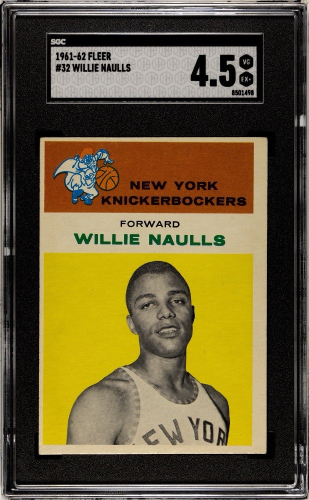 1961 Fleer #32 Willie Naulls - SGC 4.5