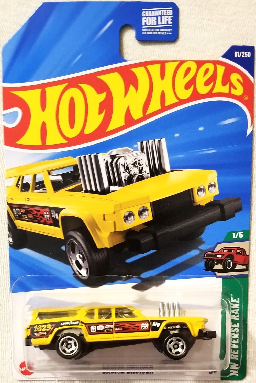 Hot Wheels - 2025 HW Reverse Rake 1/5 Cruise Bruiser 91/250 (BBHYX77)