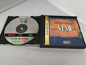 DATA EAST Wizardry VI & VII Complete Sega Saturn Soft