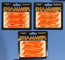 3-Packs | Bulk | Total-18 | Big Hammer Sunrize 3 In. Swimbait 88 City Shrimp