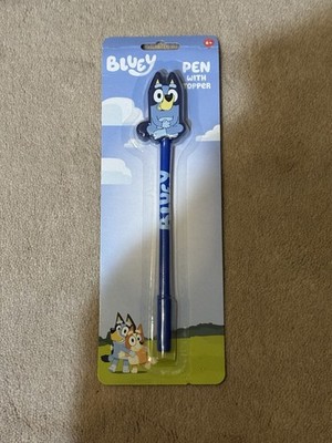 NEW, BLUEY PEN WITH TOPPER