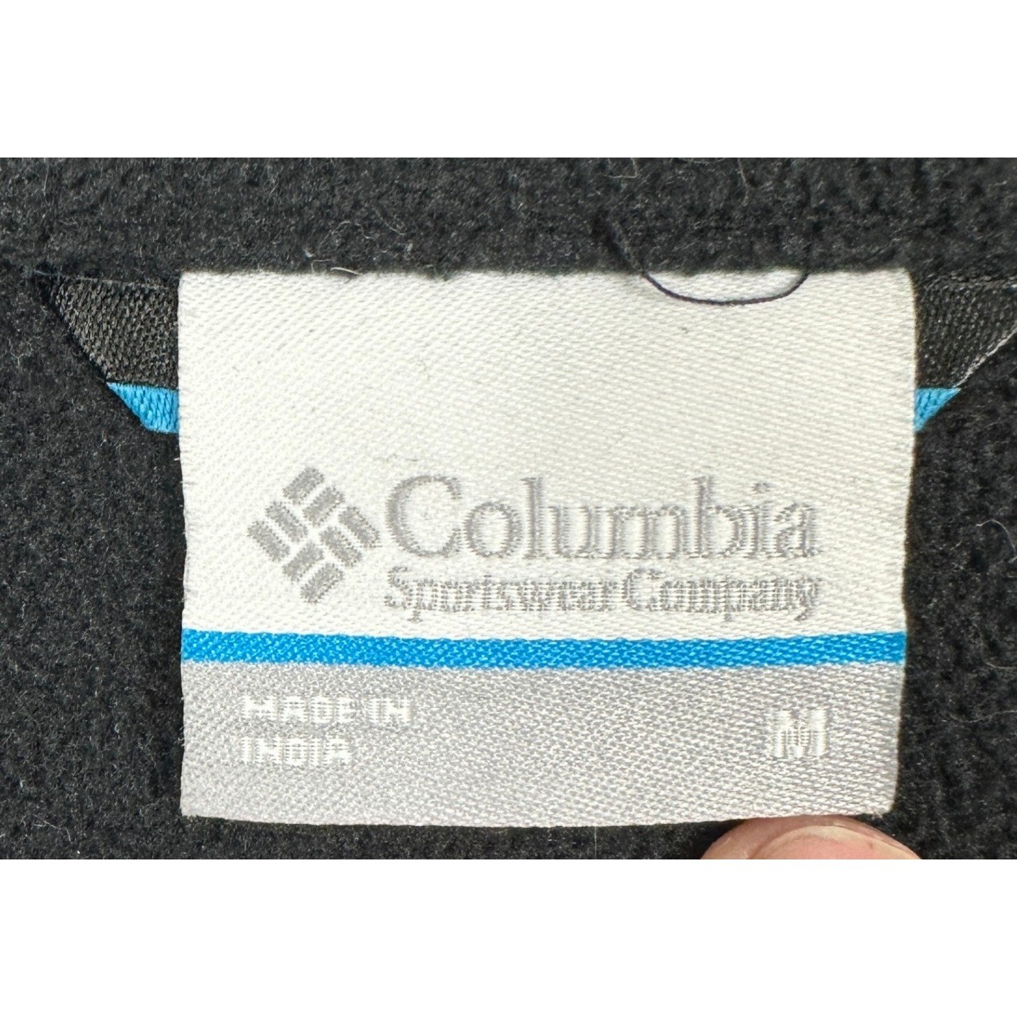 TCU Horned Frogs Columbia Jacket Mens Medium Black Softshell Fleece Lined Zip Up thumbnail 5