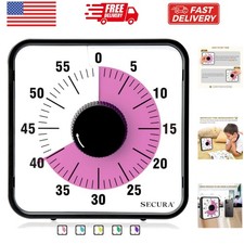 60-Minute Visual Countdown Timer, 7.5-Inch Oversize Classroom Visual Timer fo...