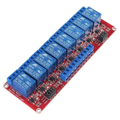 8 Channel Relay Module DC 5V Relay Switch with Optocoupler Isolation High/Low