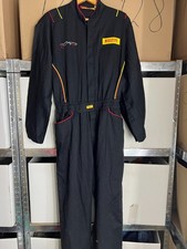 Vintage Pirelli 1 Piece Suit Mens Large Pit Crew Mechanic Racing F1 Coverall