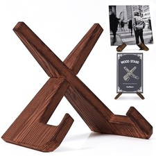 Wooden Now Playing Vinyl Record Stand, Single Wood Vinyl Record Display