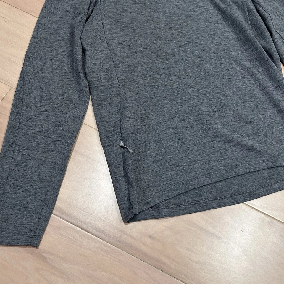 Lululemon Surge Warm Gray Pullover Long Sleeve Men’s Medium - Image 2 of 4