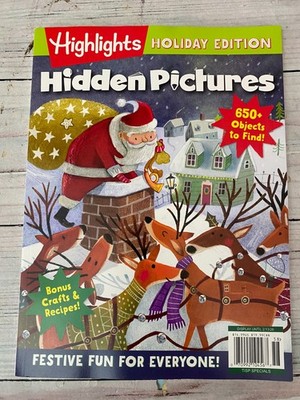 Highlights February 2026 Magazine Holiday Edition Hidden Pictures Crafts Recipes