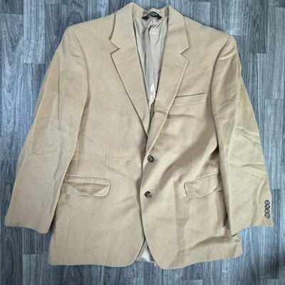 Jos A Bank 100% Camel Hair Blazer Sports Coat Jacket   Camel Tan   Pre Owned