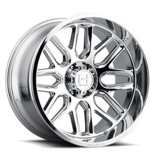 22x10 Hostile H120 Vulcan Armor Plated Chrome Wheel 6x5.5 -25mm