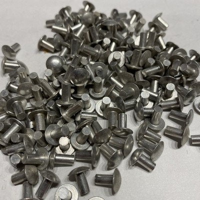 3,8 mm x 8 mm MASSIVE ALUMINIUM RUNDKOPFNIETEN ca. 1000 Stück 