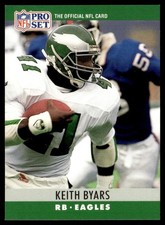 1990 Pro Set Keith Byars Philadelphia Eagles #245