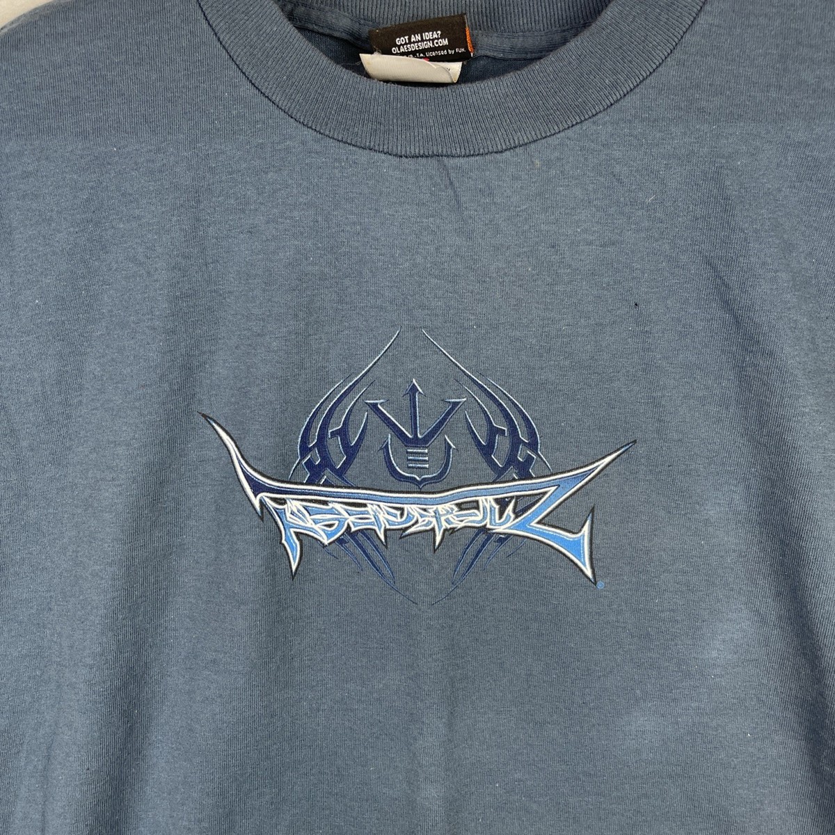 Vintage Dragon Ball Z Shirt Mens Small Blue Vegeta Trunks Bird Studio Sayian View 6