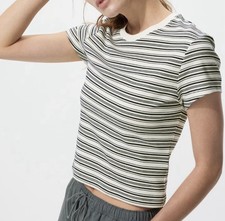 Uniqlo Mini T-Shirt | Striped | Size S