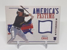 ONEIL CRUZ (RC) 2022 Chronicles Americas Pastime Patch Pittsburgh Pirates