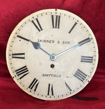 12in Antique Fusee Clock Movement & Dial