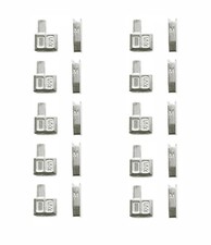 5 Metal Zipper Latch Slider Retainer Box Insertion Pin,Zipper Bottom Sliders...