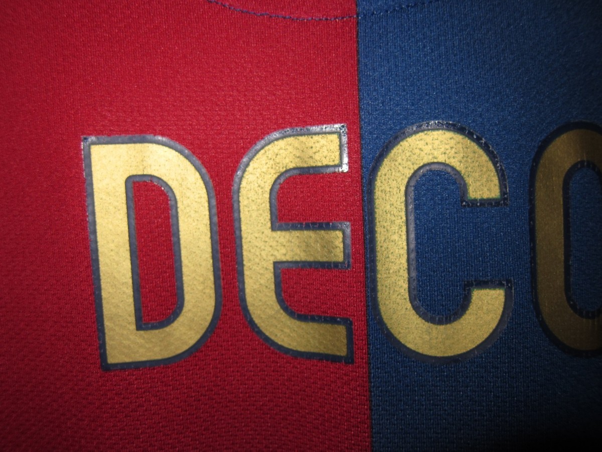 FC Barcelona Deco 20番 DECO #20 Barcelona 2006-07 home shirt Nike soccer maillot