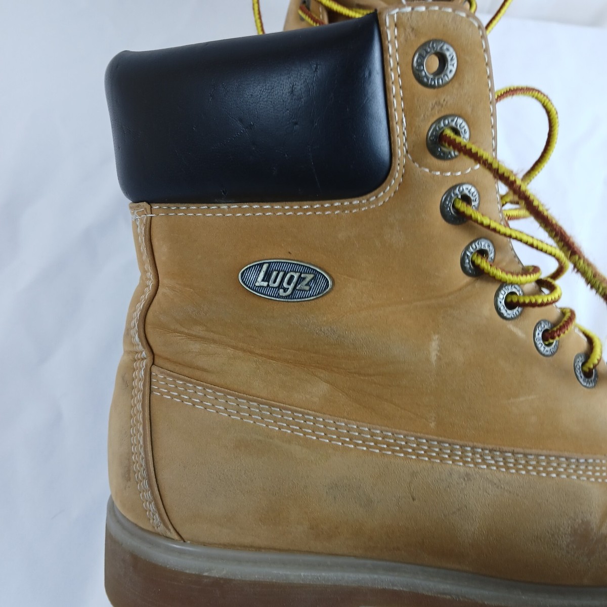 Lugz Boots Mens Size 11 Beige Wheat Combat Ankle Lace Up Work Casual MCNWK-7470 Amazon.com: Lugz Men main image 2