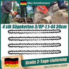 4x Sägekette 30cm passend für Stihl MS170 171 192 181 3/8 44TG 1,1 mm Sägeketten