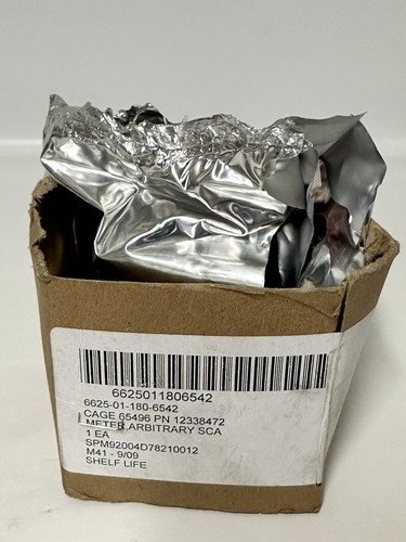 Meter, Arbitrary Scale Battery Gauge PN: 12338472, NSN: 6625-01-180-6542