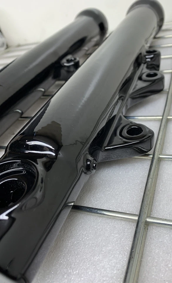 HARLEY SPORTSTER 1200 & 883 Custom Negro Horquilla Patas 1988-99 Deslizante EXTRACTO Foto 4 de 4