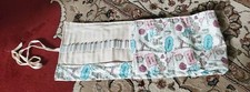 New 72 Slots Canvas Pencil Roll Wrap, Handmade Roll-Up Canvas Pencil Wrap,
