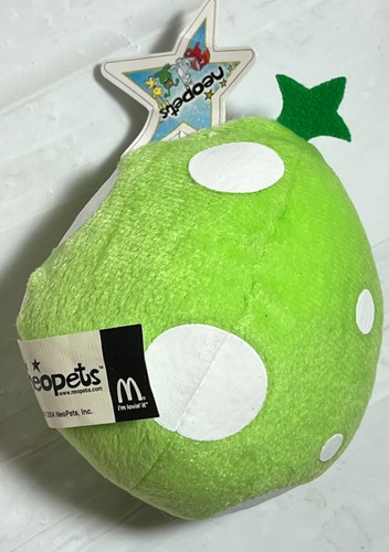 Neopets Mcdonalds Green Speckled Negg Item Plush Promotion Viacom 2004 4" - Picture 2 of 2