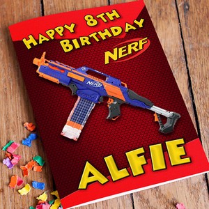 Nerf N Strike Elite Rapidstrike Personnalise Anniversaire Carte De Livraison Rapide Ebay