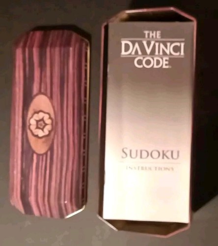 The Da Vinci Code Edition Themed Sudoku Game Puzzle Collectible Tin