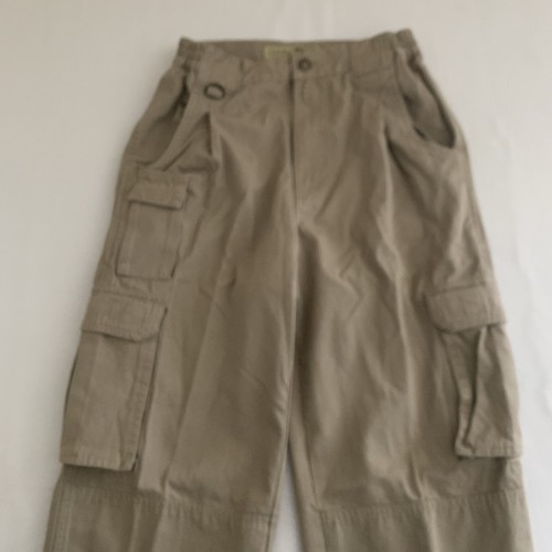 Vintage Cabelas Pants Mens Size 30(26)X32 Trail Hiking Double Knee Beige Cargo - Picture 18 of 23