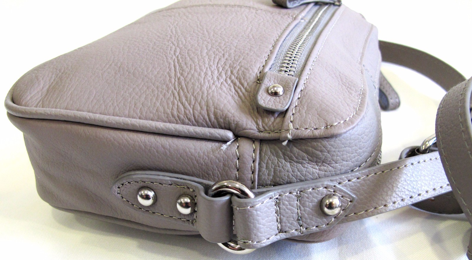 Women's High Quality Leather Cross Body Everyday Purse Single Strap Black, Grey 