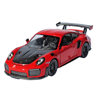 Porsche 911 (991) GT2 Rs 1/36 Mit RüCkzugfunktion, Rot, Zamak - Kinsmart KT5408