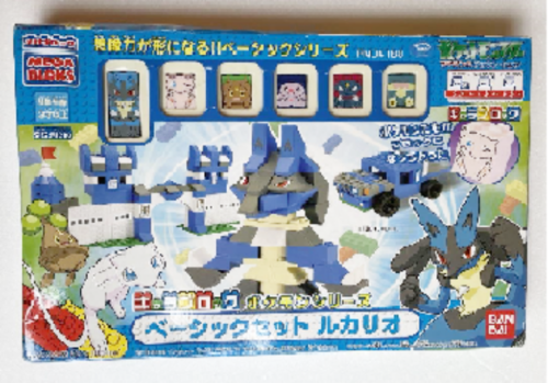 Bandai Pokemon Mega Bloks 2005 Lucario Basic set character block Unopened JAPAN - 第 1/12 張圖片