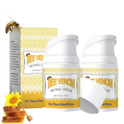 2PCS Bee Venom Retinol Cream, 2025 New Bee Venom Retinol Skin Cream,Bee Venom Cr
