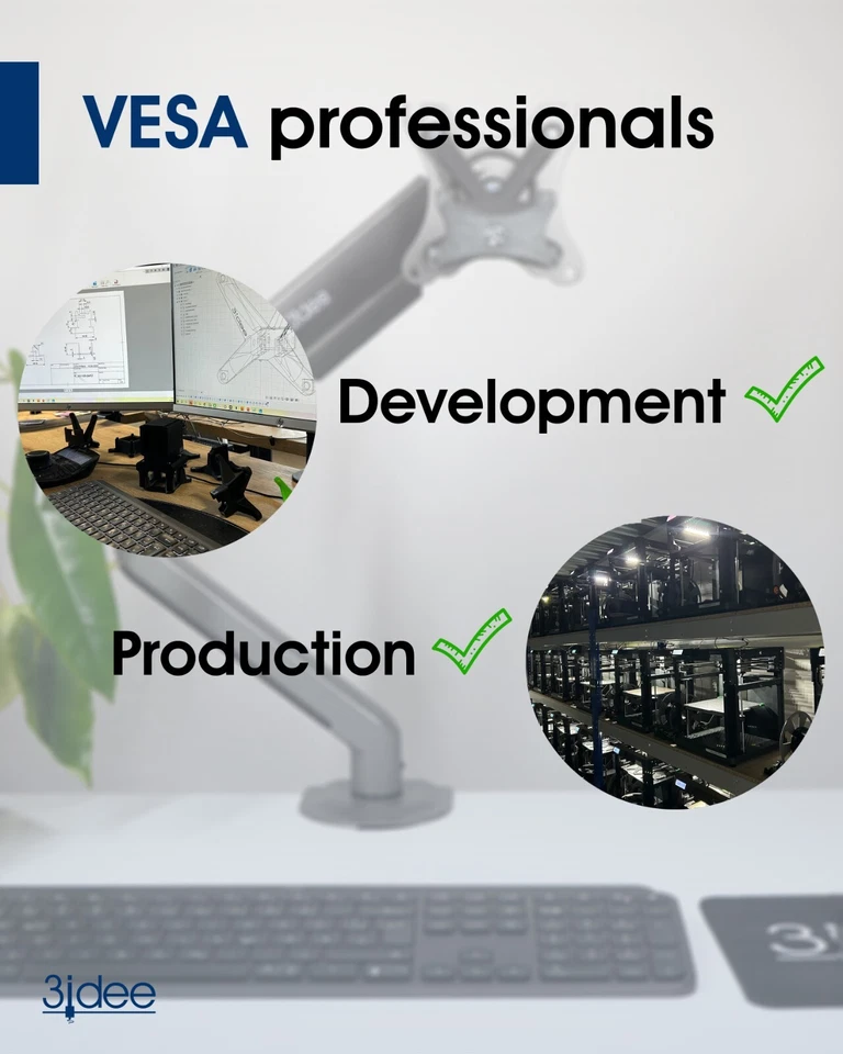 Acer 242Y Ayi, R270 SMIPX, SA241Y bi, SA271 bi, SB241Y Ab VESA Adapter - 75x75mm - Image 2 of 4