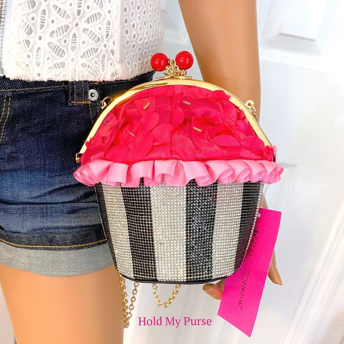 Betsey johnson top cupcake watch