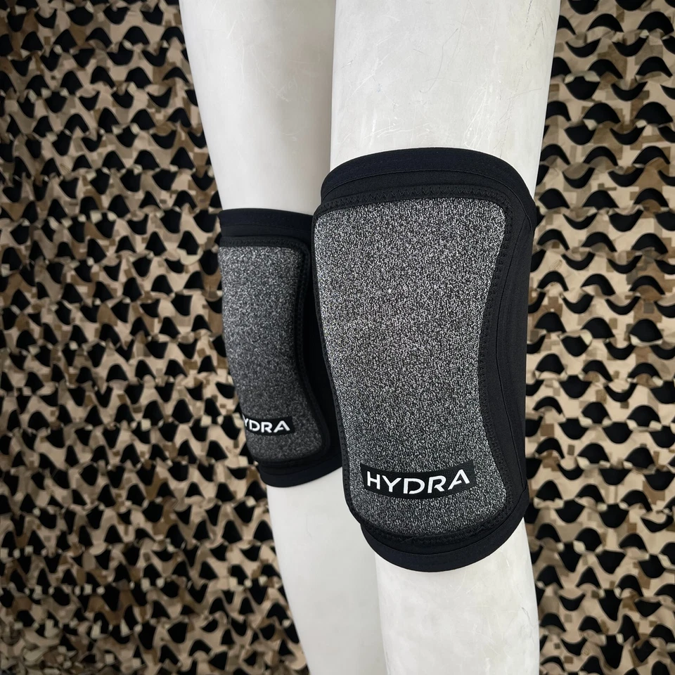 NUEVAS Rodilleras Hydra Black Paintball - Negro/Gris - XX-Grande - Imagen 2 de 4