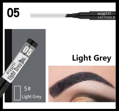 Eyebrow Microblading Pen Waterproof 3D Tattoo Liquid Ink 4 Fork Brow Pencil Tint - Picture 12 of 13