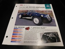 1948-1953 Frazer Nash Le Mans Replica Turbo Spec Sheet Brochure Photo Poster