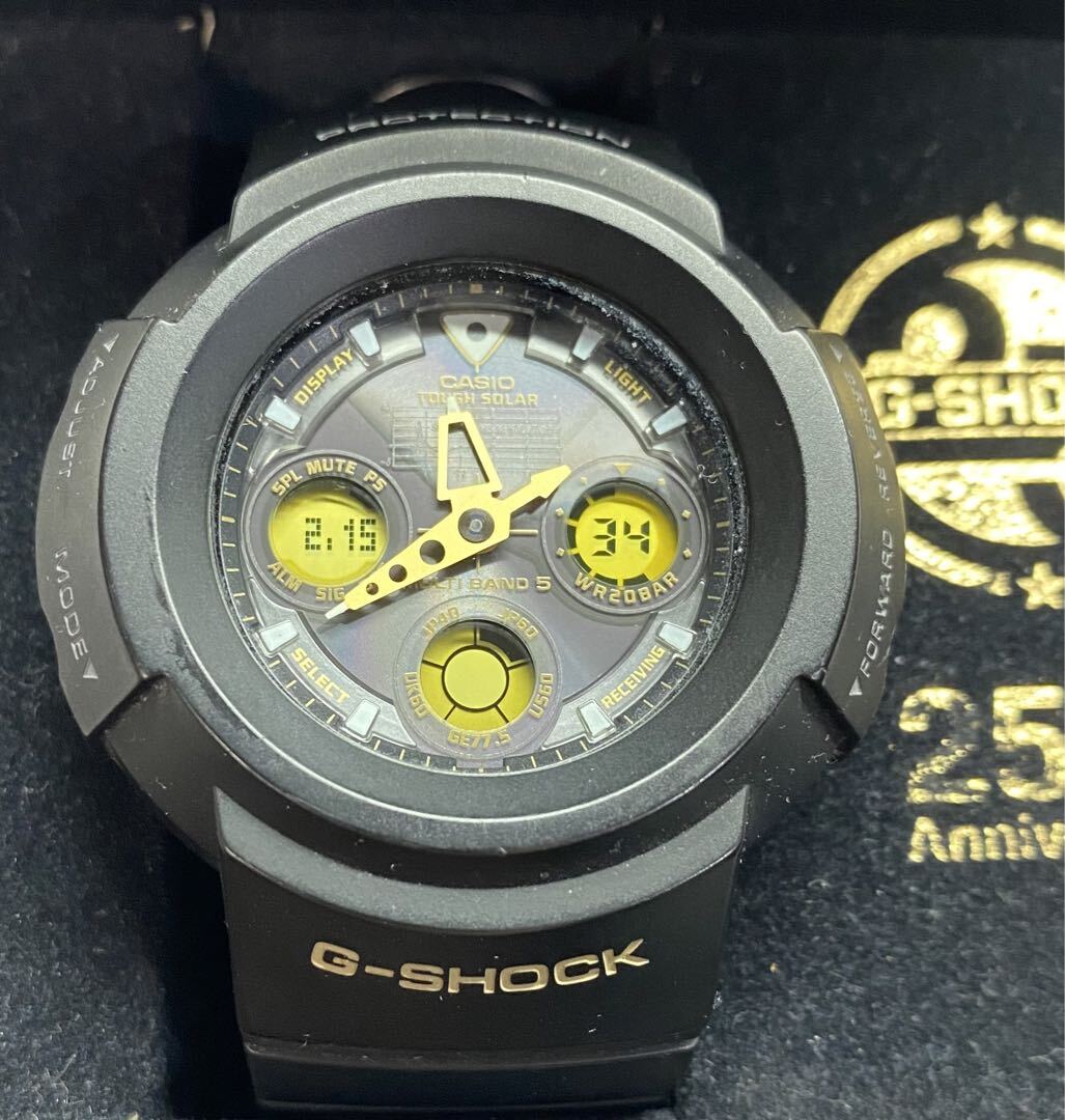 G-SHOCK AWG-525A-1AJF 25周年Dawn Black CASIO G-SHOCK(ジーショック) AWG-525A-1AJF 25周年記念 : ice
